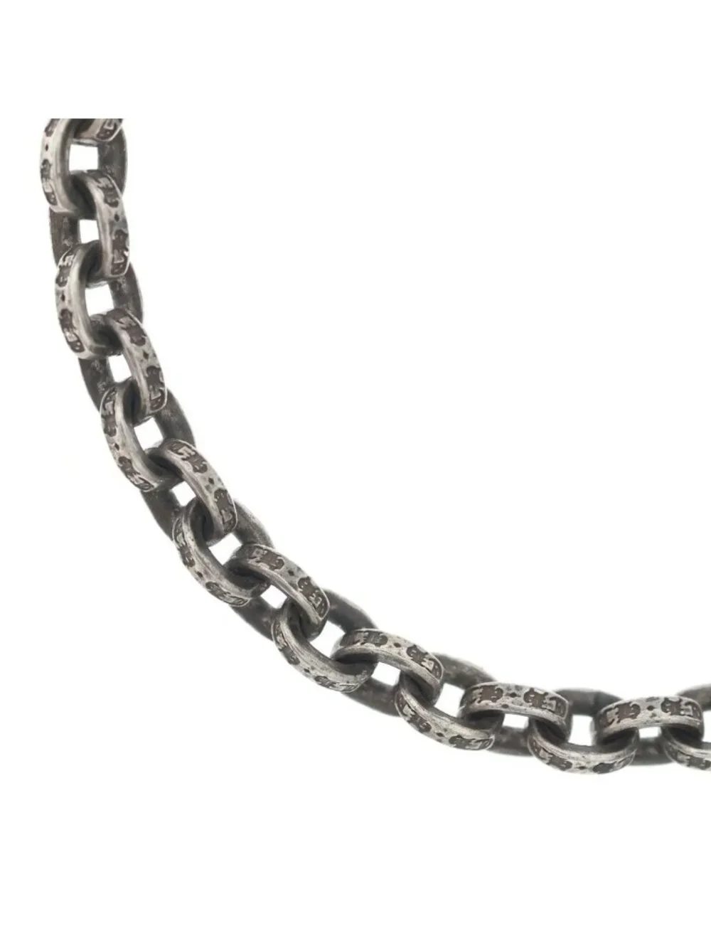 Chrome Hearts Vintage Paper Chain 18 Necklace Silver
